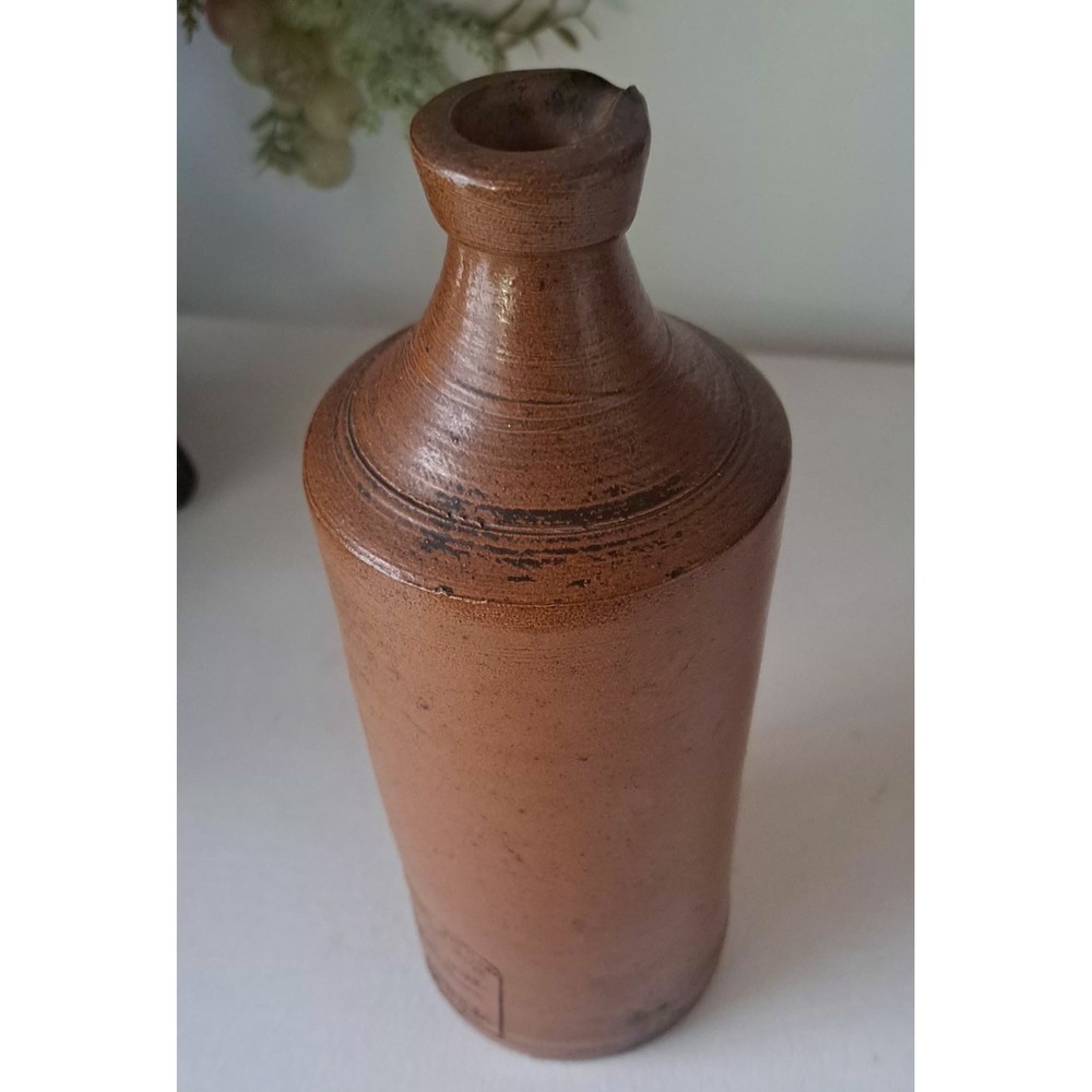 Antique 1850's Master Ink Stoneware Bottle London England